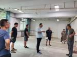 学院书记张作伟察看实验中心提升改造进程